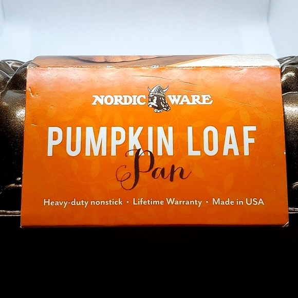 NORDIC WARE PUMPKIN LOAF BUNDT PAN FALL HARVEST  #1 - Picture 2 of 12